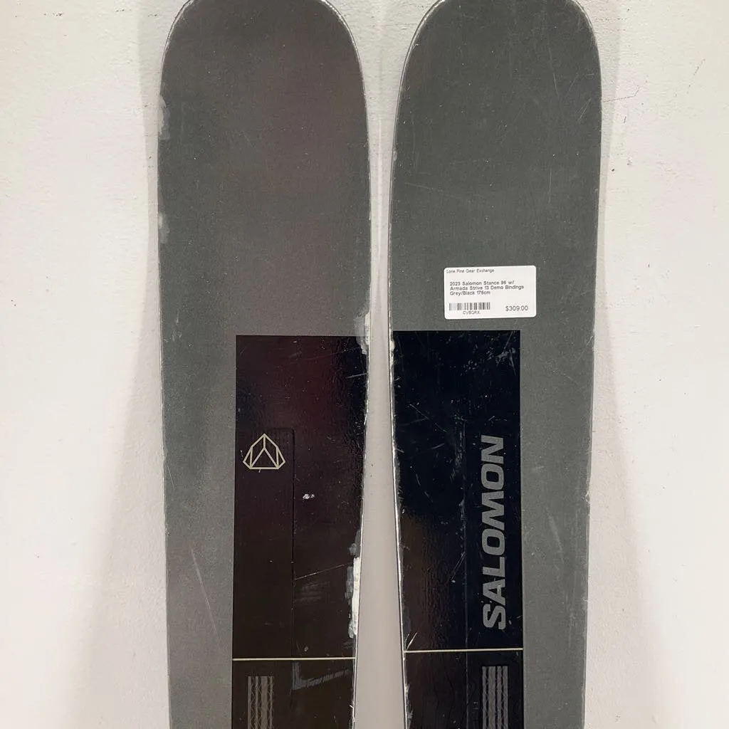 2023 Salomon Stance 96 w/ Armada Strive 13 Demo Bindings