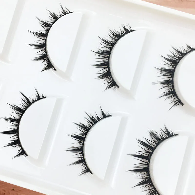 5 pairs of natural false eyelashes  KF83277