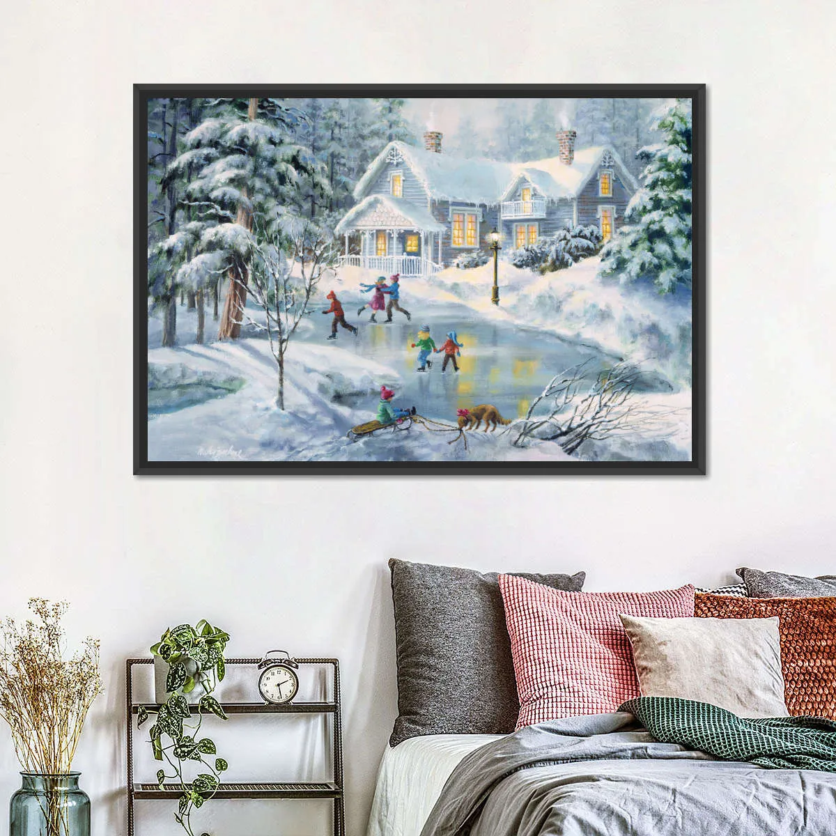 A Fine Winter's Eve Wall Art