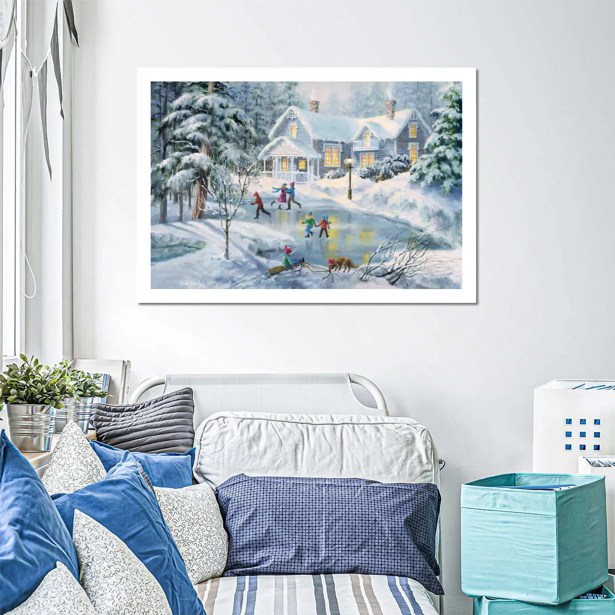 A Fine Winter's Eve Wall Art