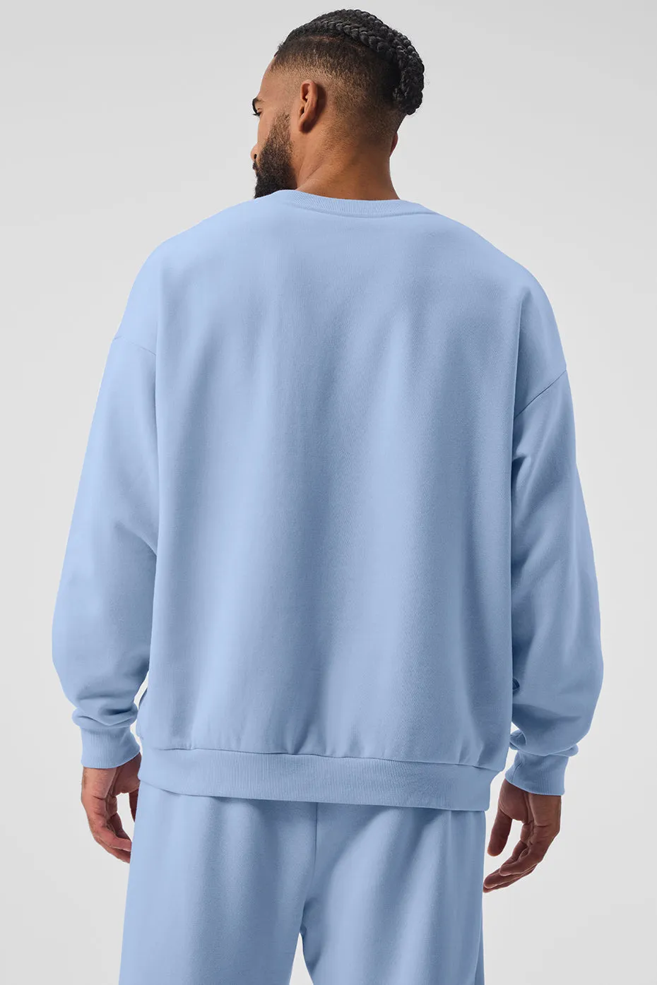 Accolade Crew Neck Pullover - Seashell Blue