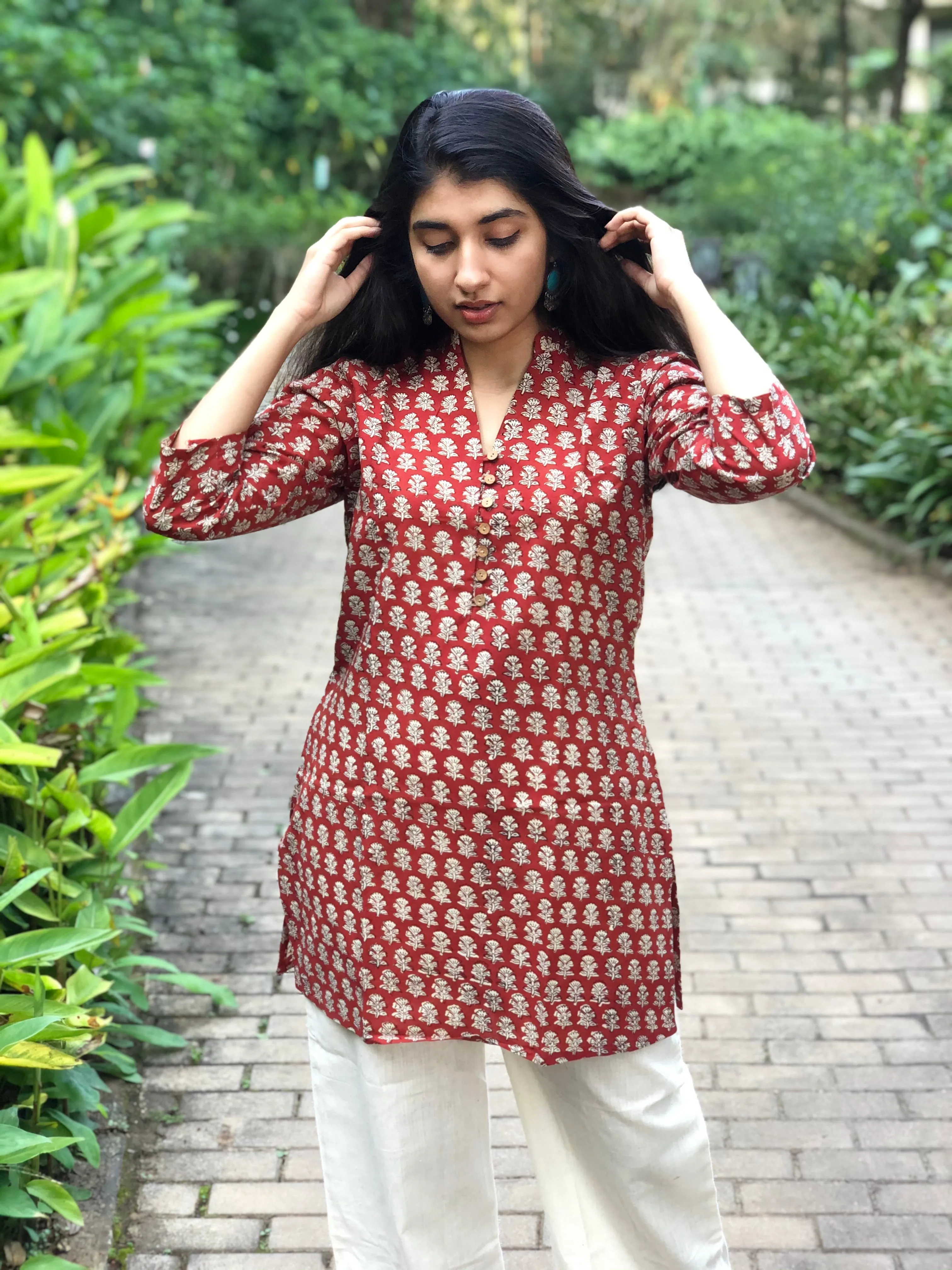 Adweta Kali Short Cotton Kurta