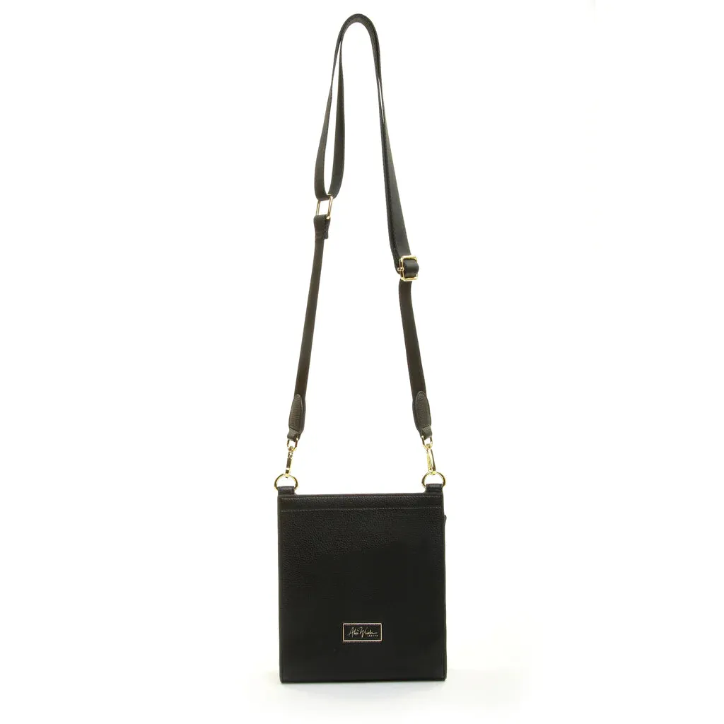 Alice Wheeler Bloomsbury Cross Body Bag Black