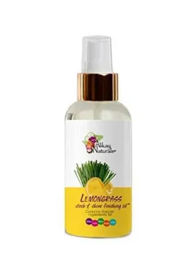 Alikay Lemongrass Sleek and Shine Finishing Oil 4oz