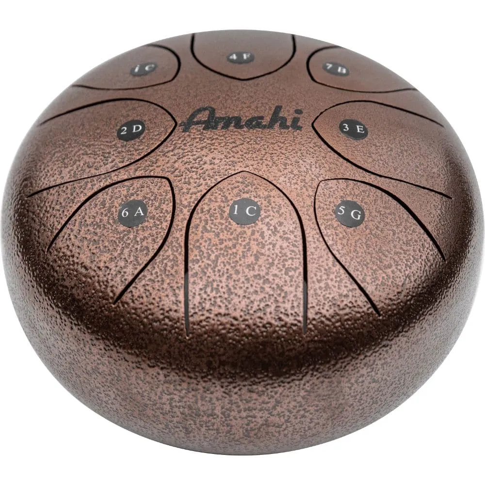 Amahi Steel Tongue Drum 8" Bronze