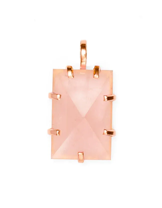 Amalfi Amulet - Rose Gold & Rose Quartz