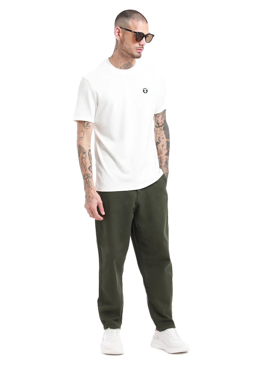 Army Green Drill Denim