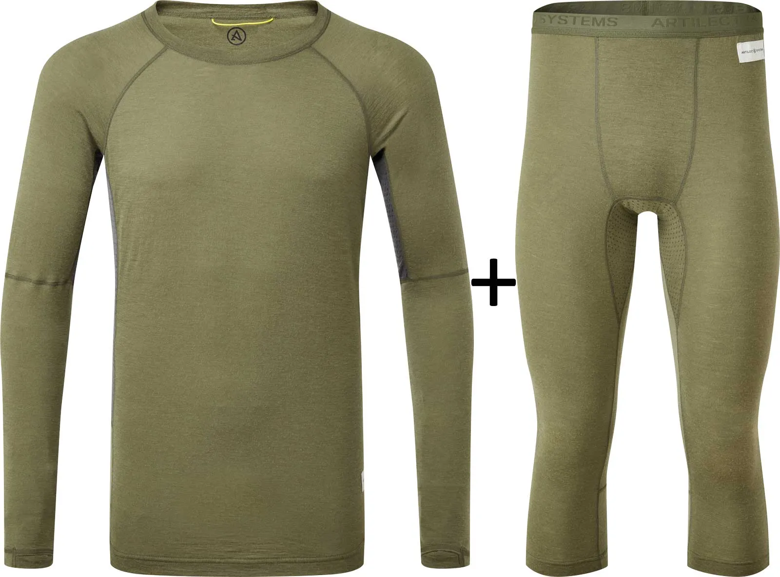 Artilect Men's Boulder 125 Crew Neck Base Layer COMBO