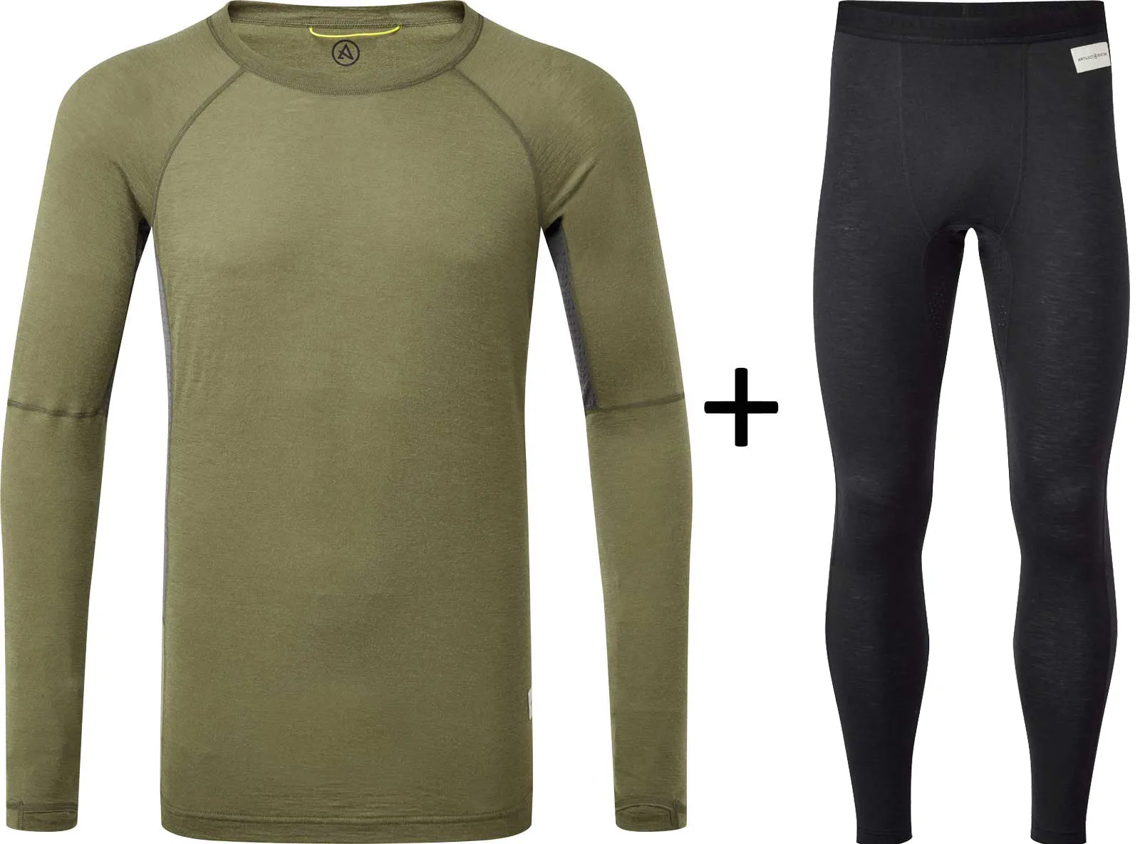 Artilect Men's Boulder 125 Crew Neck Base Layer COMBO