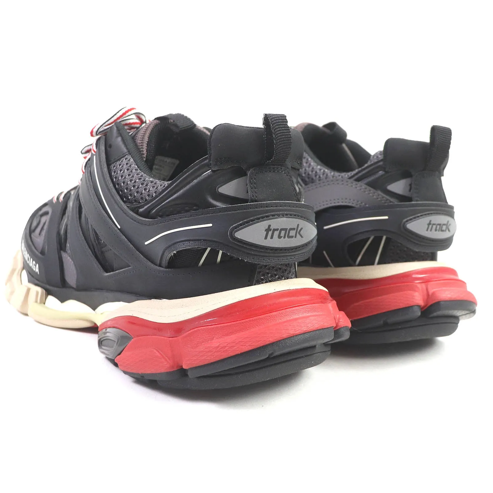 Balenciaga Track Dad Shoes Leather Black