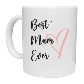 Best Mum Ever Heart Mug