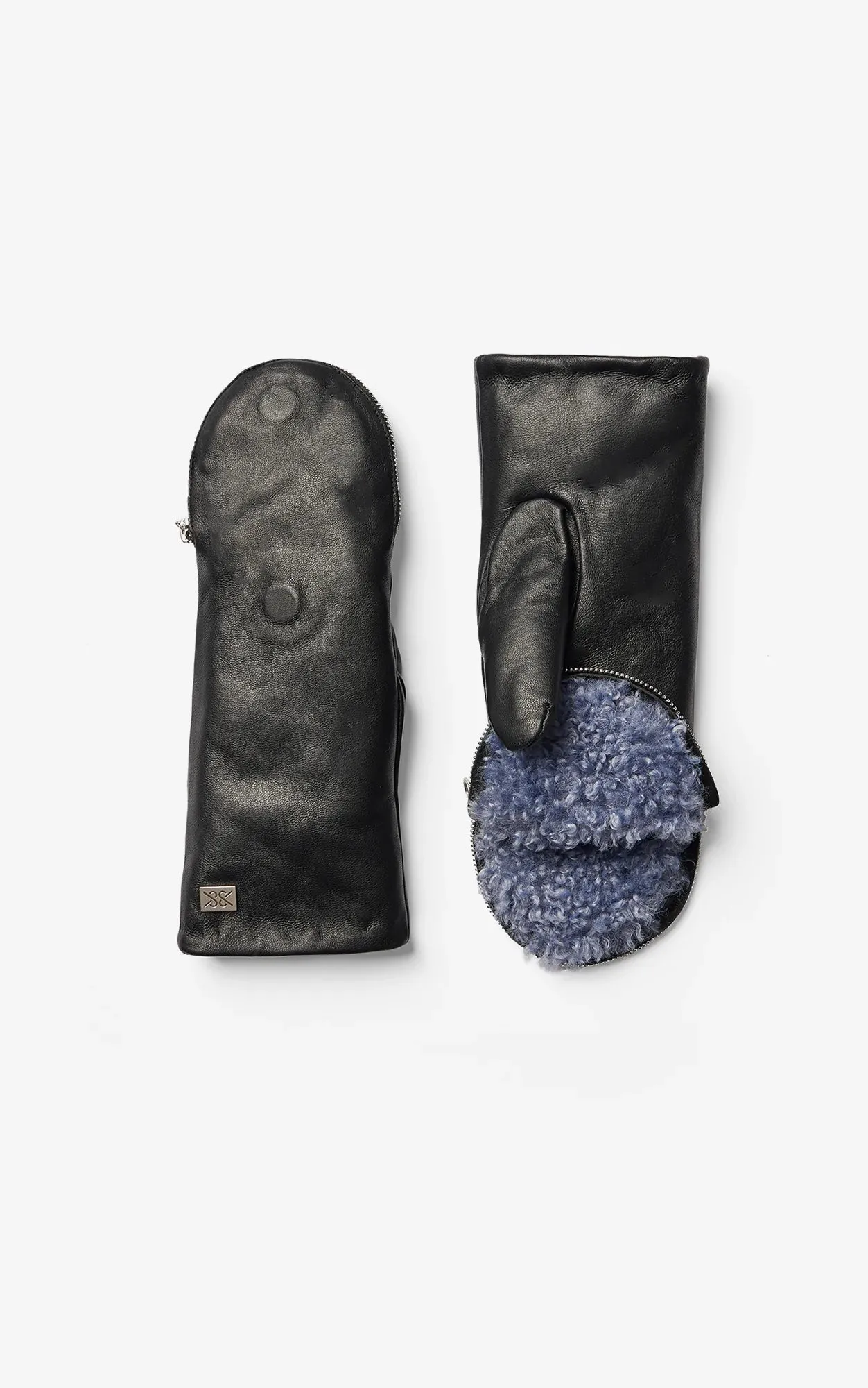 Betrice Mittens Black-Steel