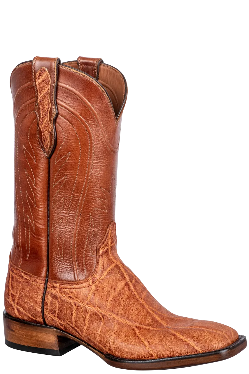 Black Jack Men's Antique Elephant Cowboy Boots - Peanut