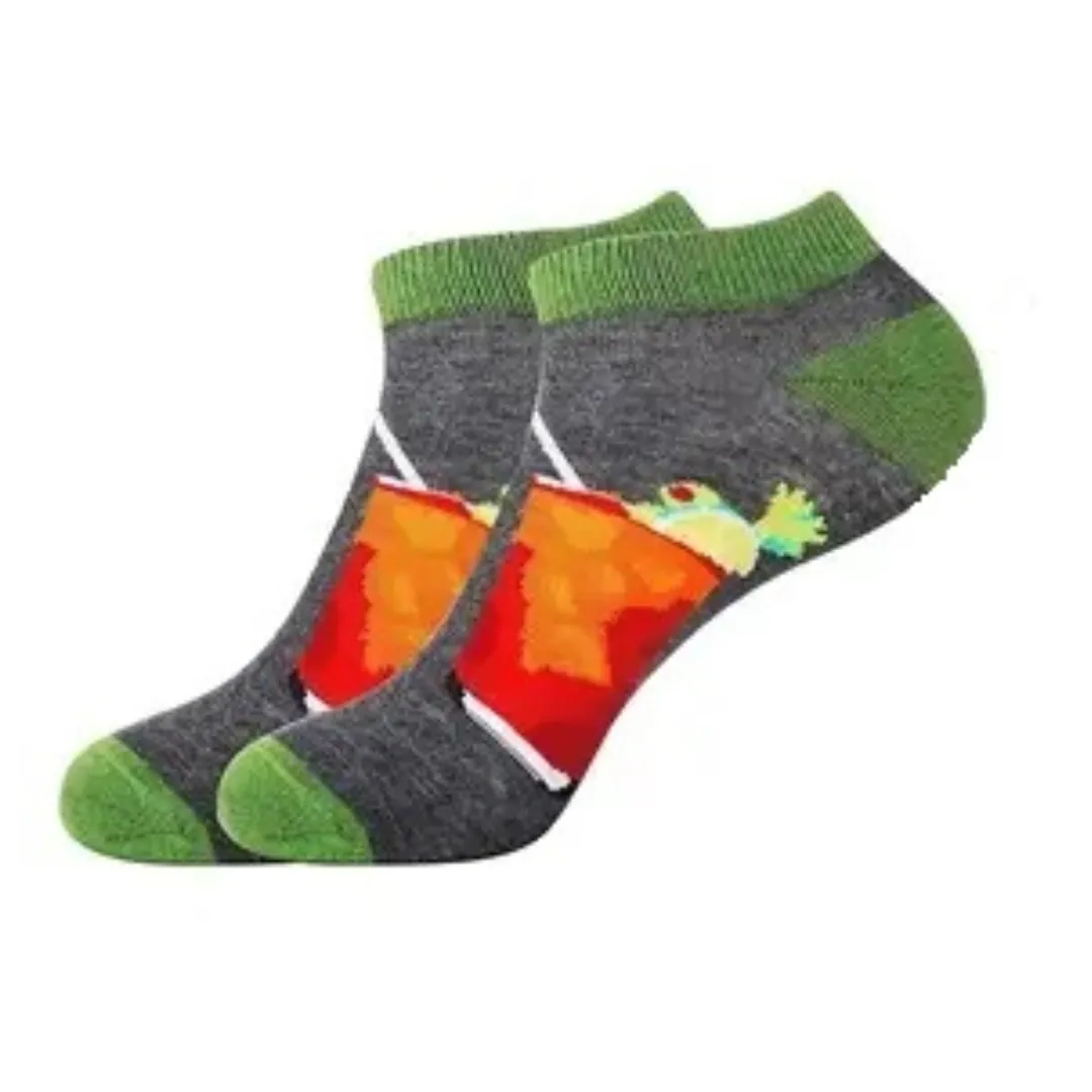 Bloody Mary Ankle Socks (Adult Large - Men's Shoe Sizes 8-12)