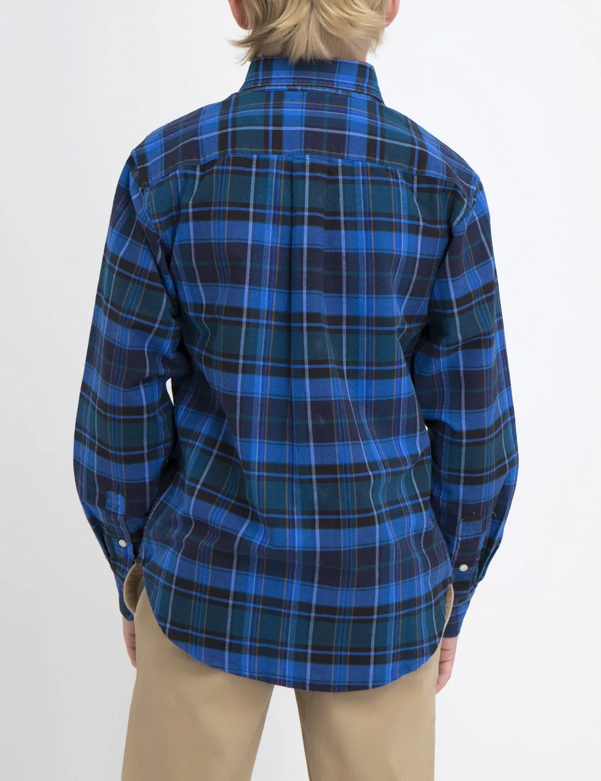 BOYS PLAID SHIRT