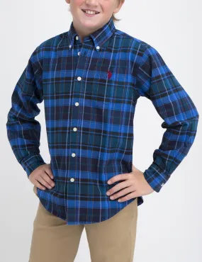 BOYS PLAID SHIRT