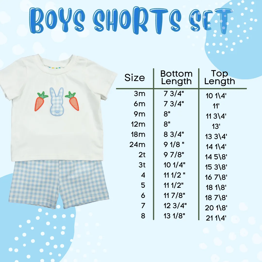 Boys Windowpane Short Set