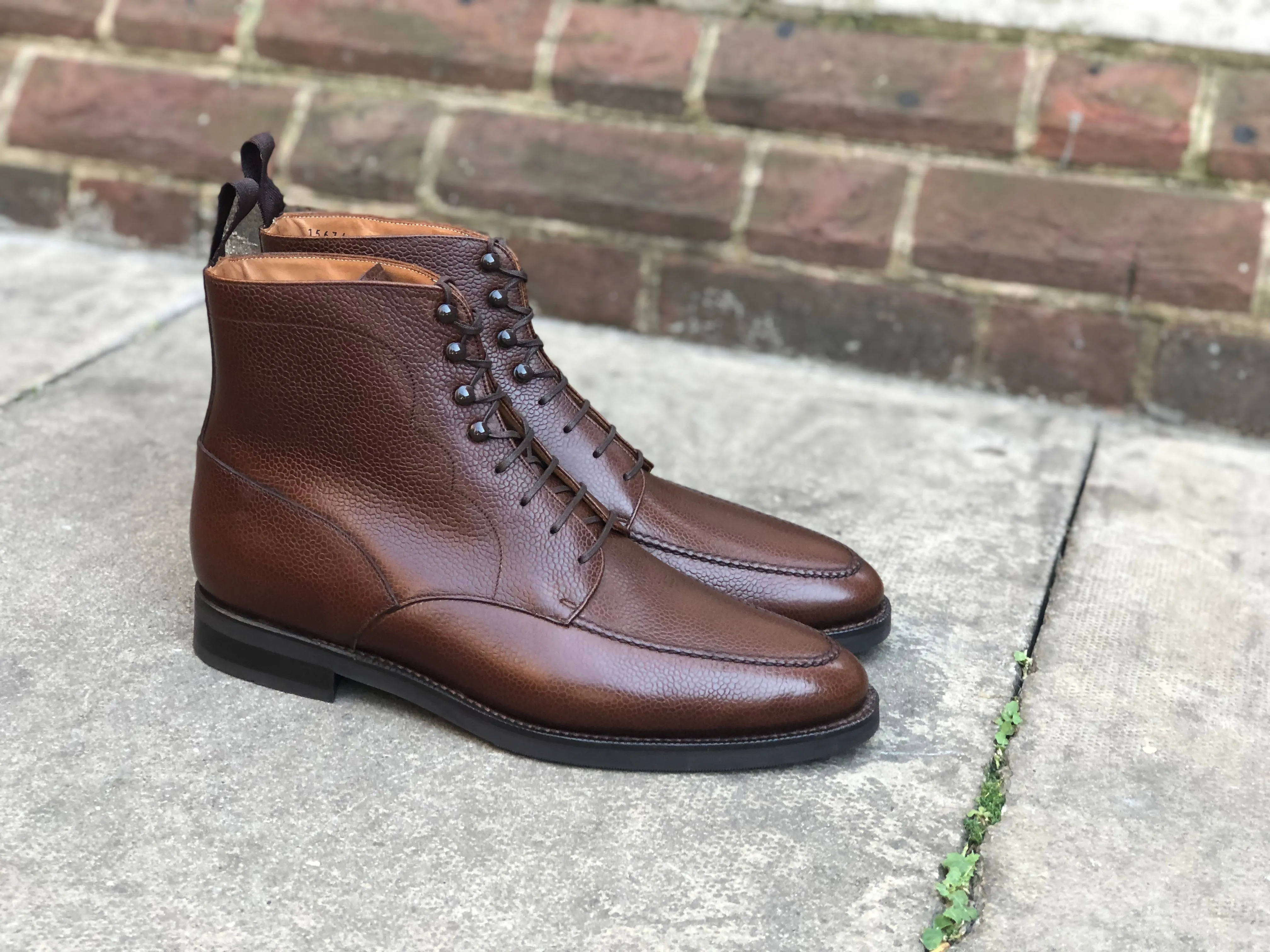 Bremerton - MTO - Brown Country Calf - TMG Last - Double City Rubber Sole