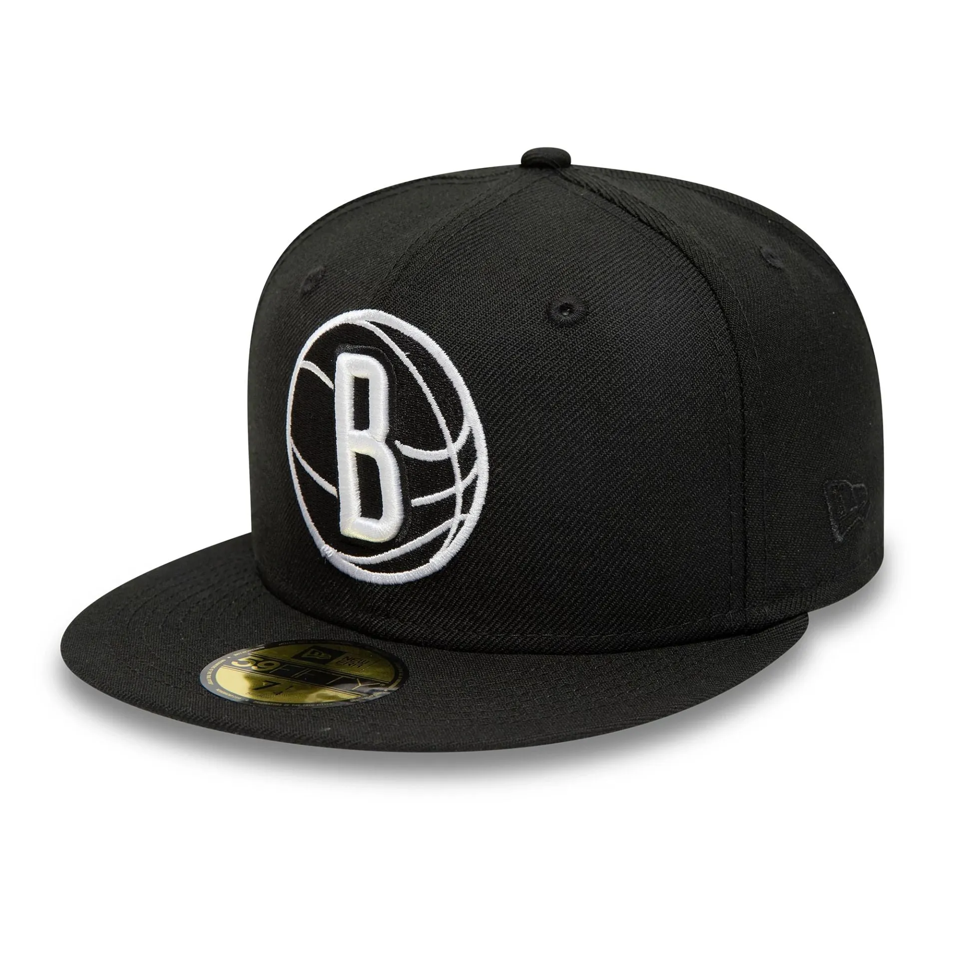 Brooklyn Nets Logo NBA Borough Of Neighbourhoods Black 59FIFTY Fitted Cap