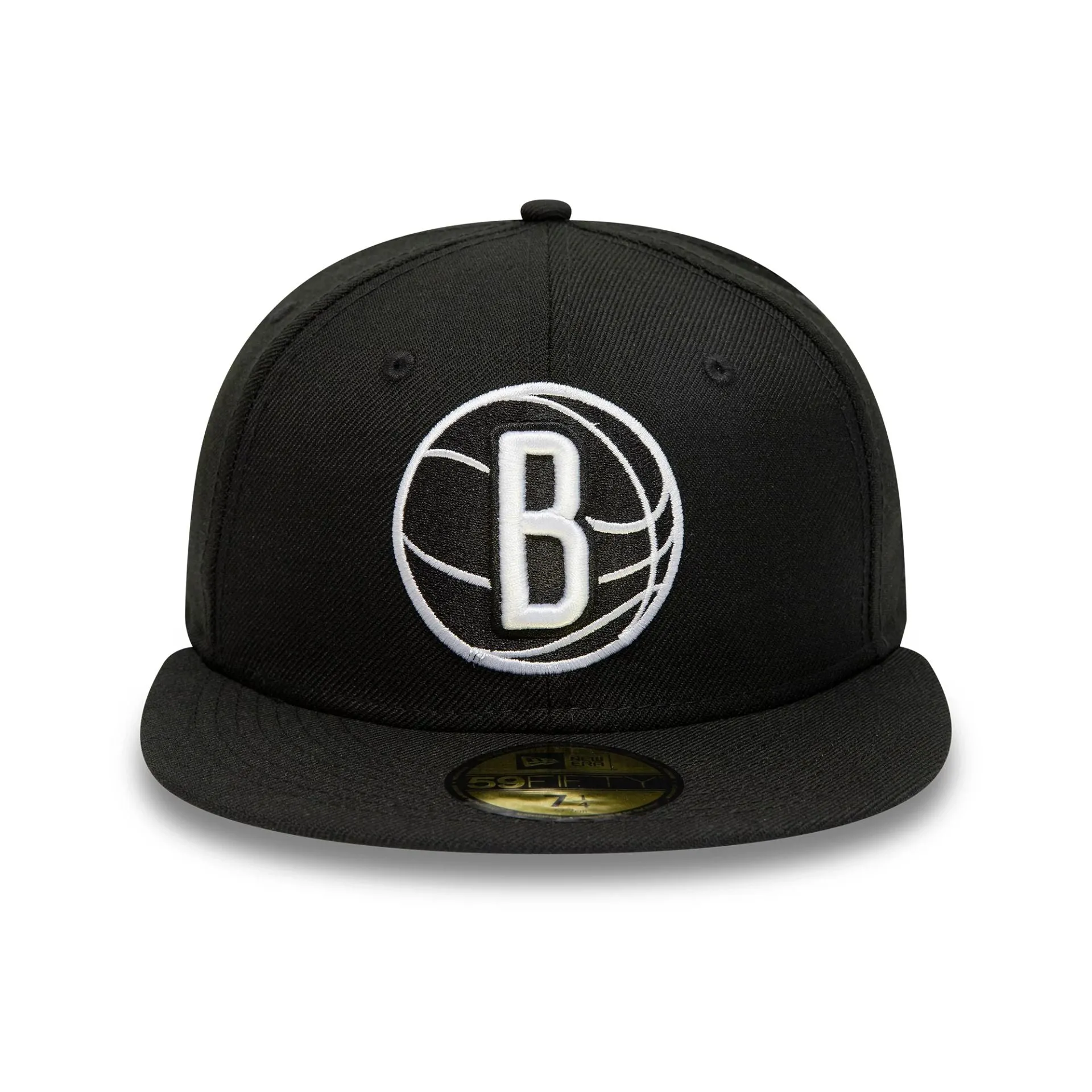 Brooklyn Nets Logo NBA Borough Of Neighbourhoods Black 59FIFTY Fitted Cap