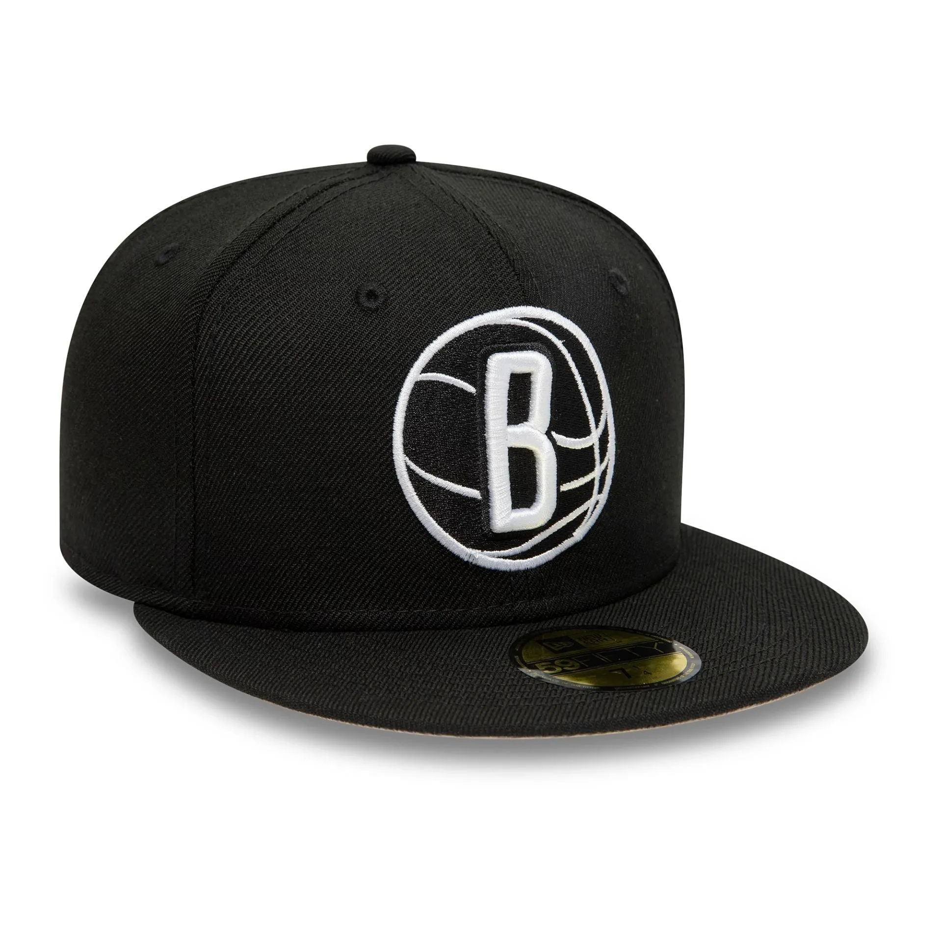 Brooklyn Nets Logo NBA Borough Of Neighbourhoods Black 59FIFTY Fitted Cap