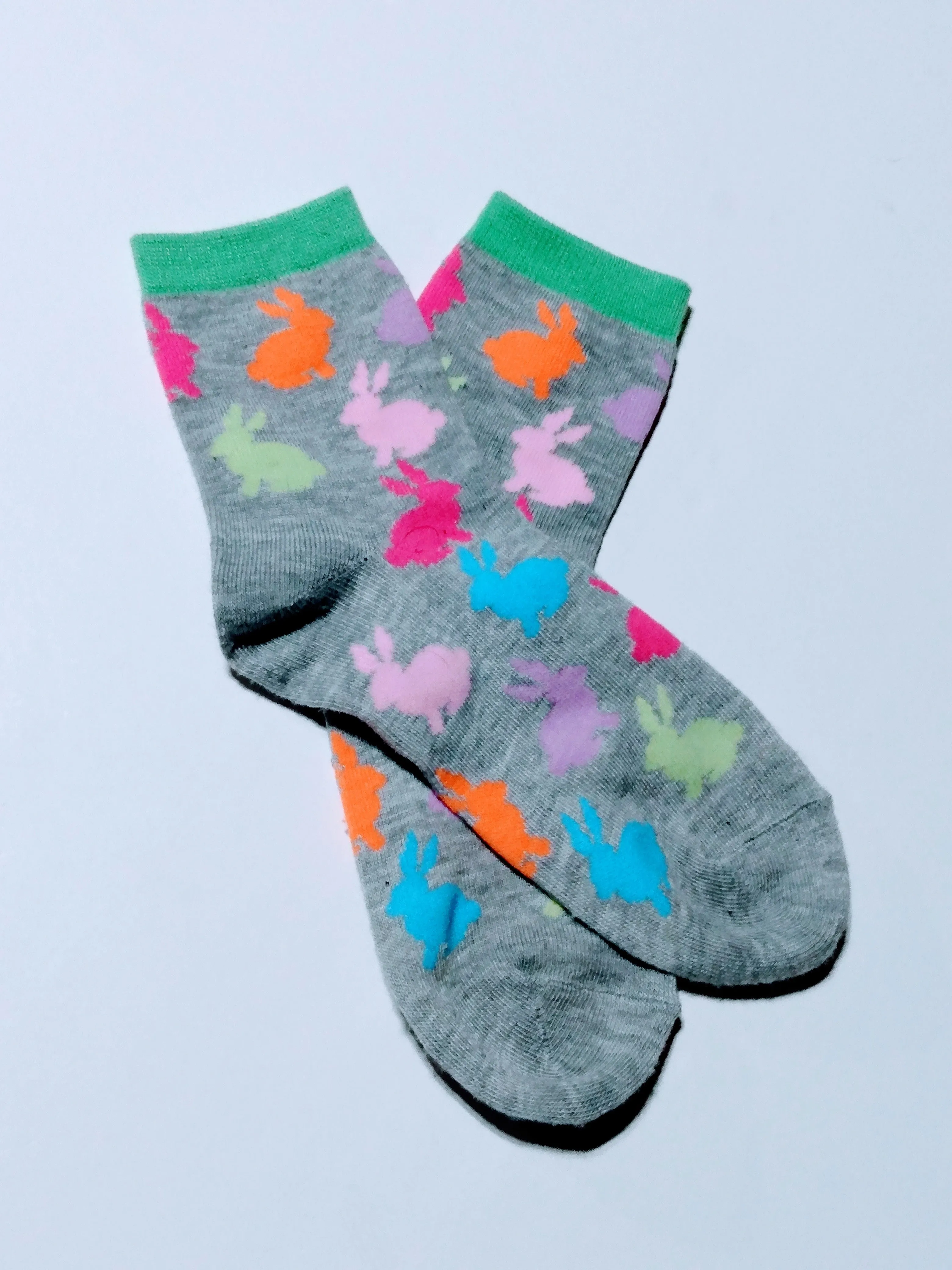 Bunnies Low Thin Crew Socks