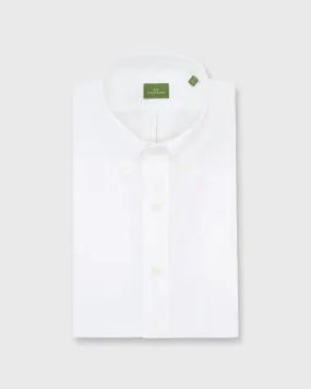 Button-Down Dress Shirt in White Oxford