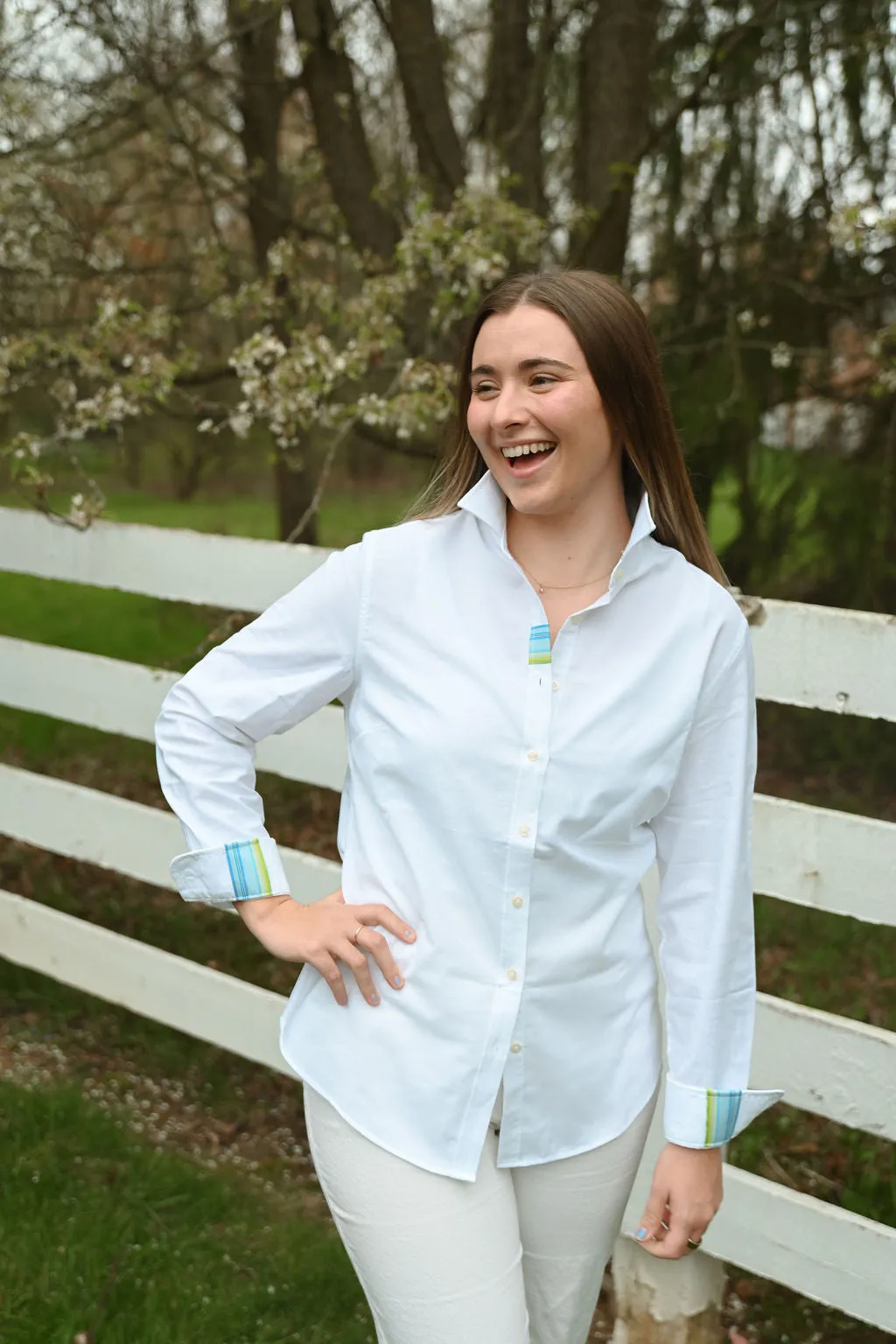 Casie2 White Oxford Shirt (Casie2 25)