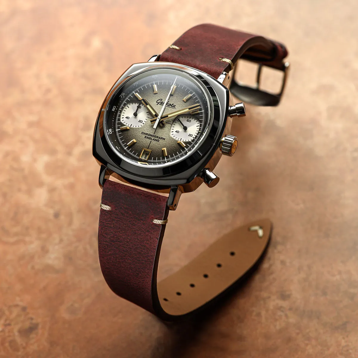 Chronotimer Chronograph Watch Brown Fumé Dial