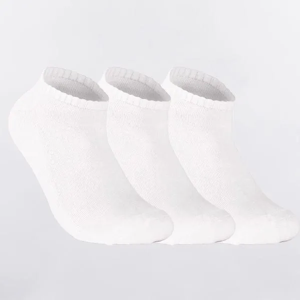 Citylab Men's Athletic Lo-Cut Socks (White) M1013LO