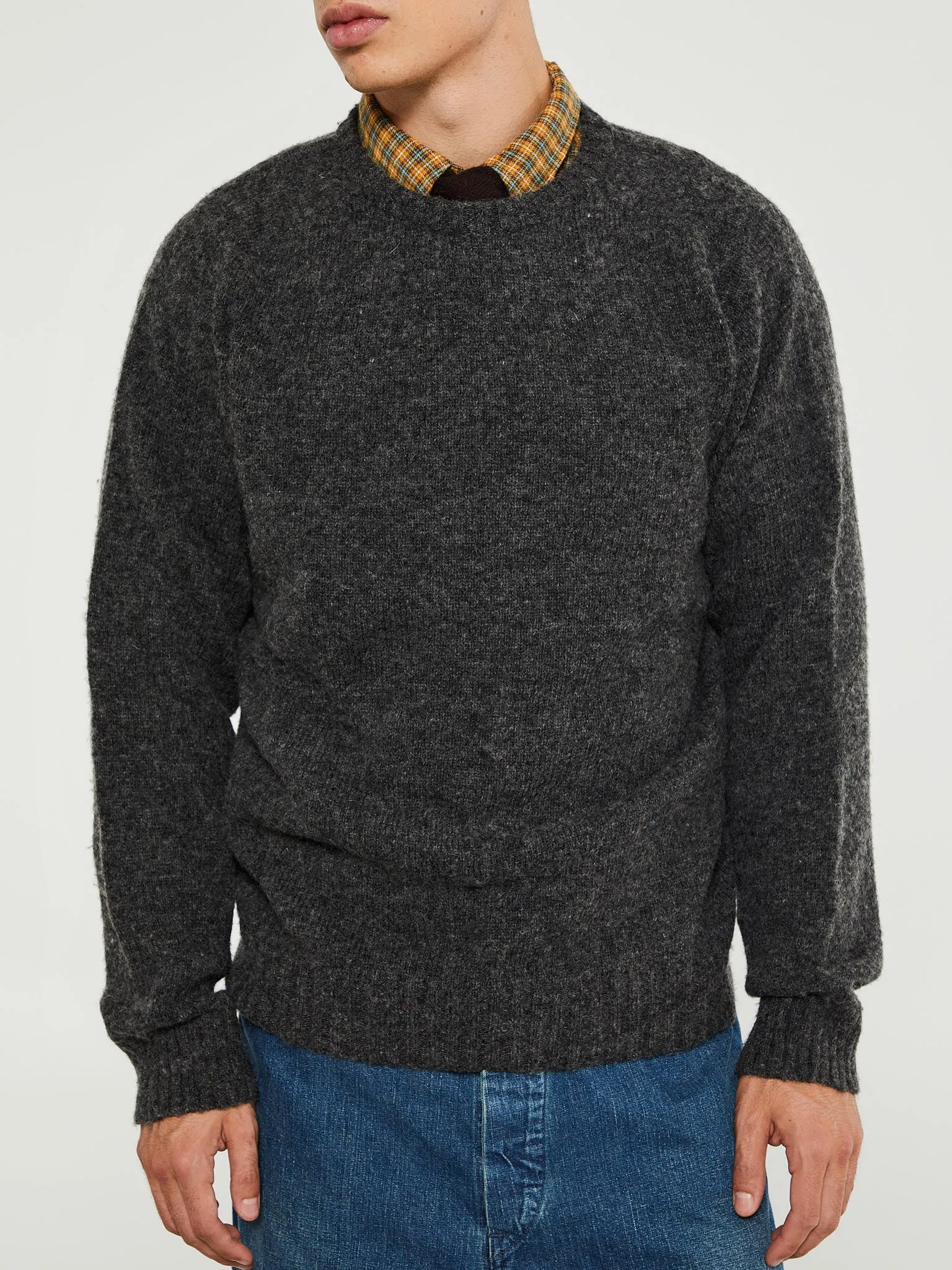 Classic Shetland Sweater in Oxford