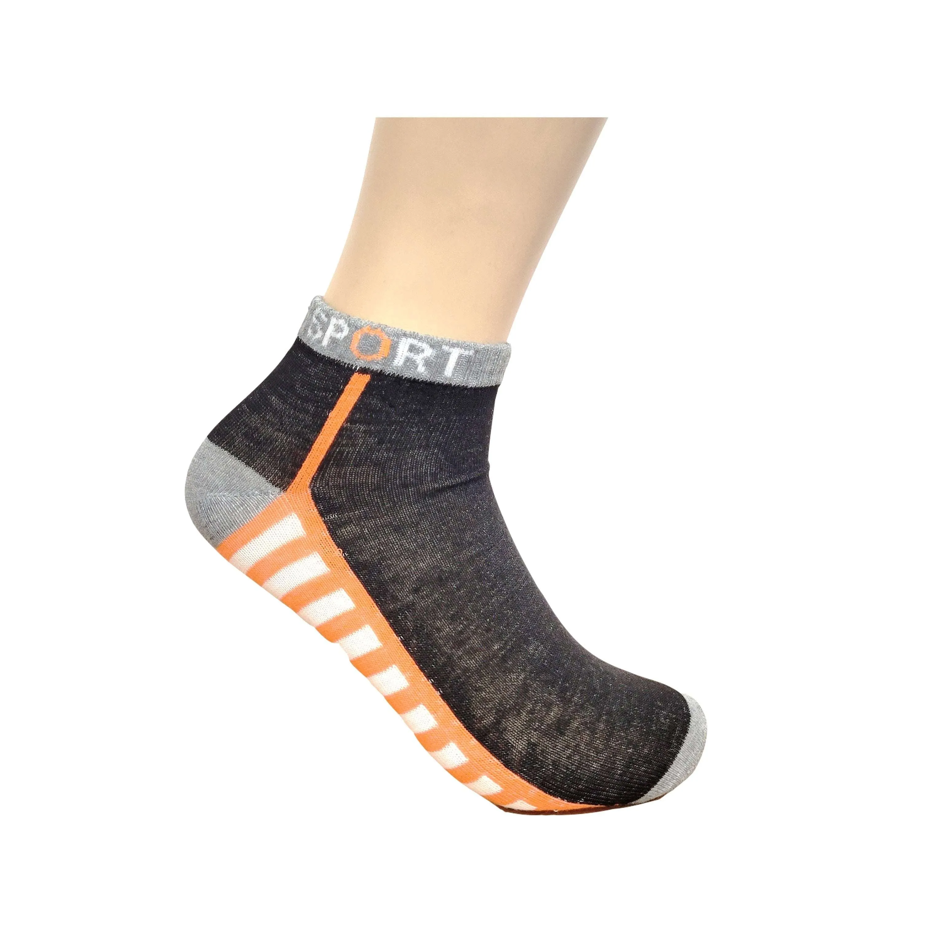 Classic Sport Ankle Socks (Adult Large - Men's Shoe Sizes 8-12)