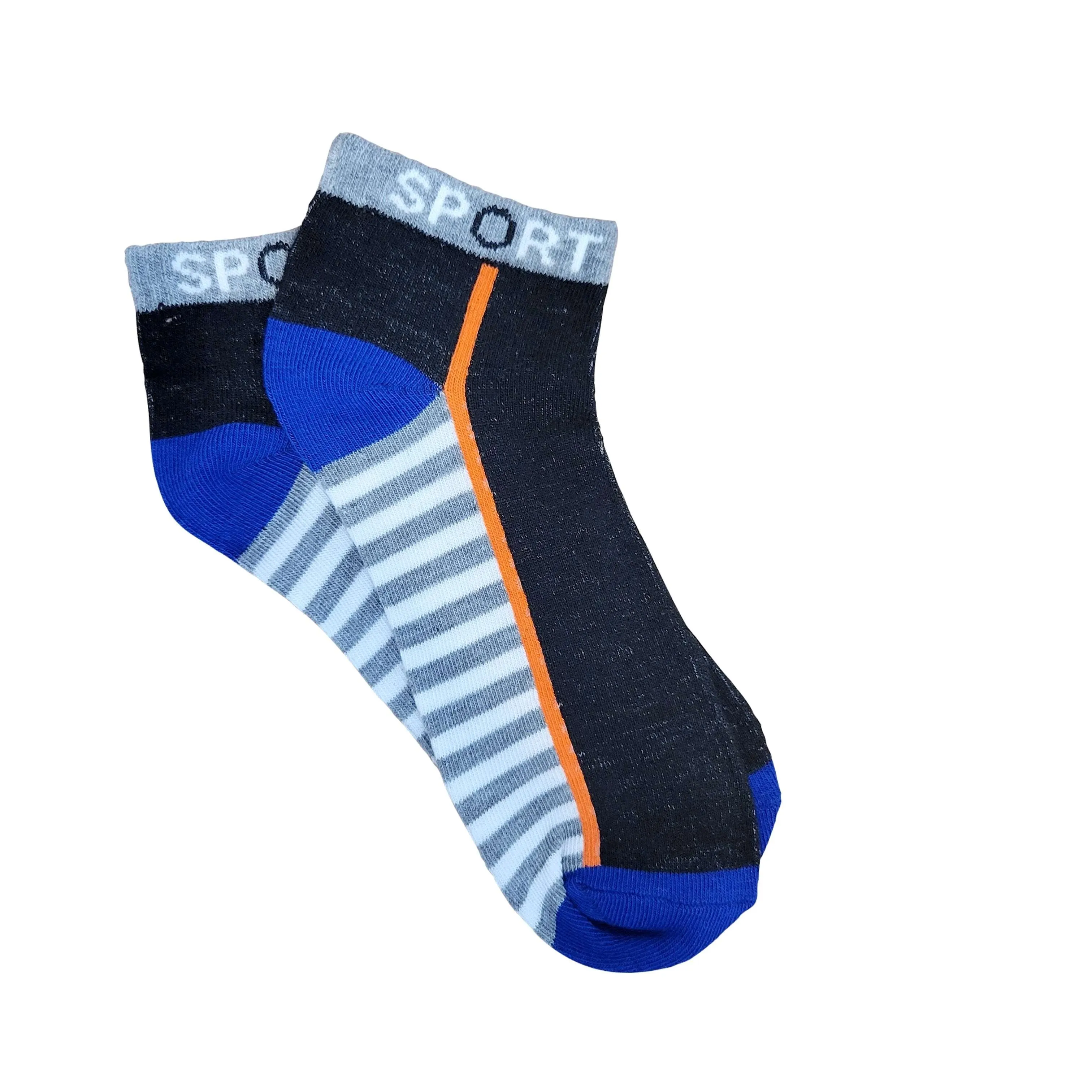 Classic Sport Ankle Socks (Adult Large - Men's Shoe Sizes 8-12)