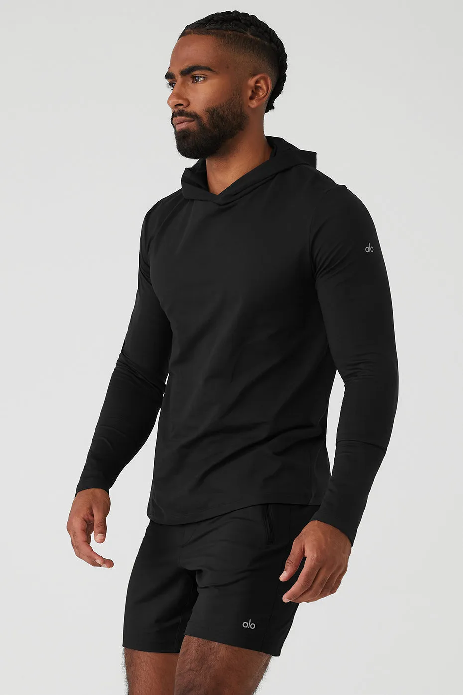 Conquer Reform Long Sleeve With Hood - Black