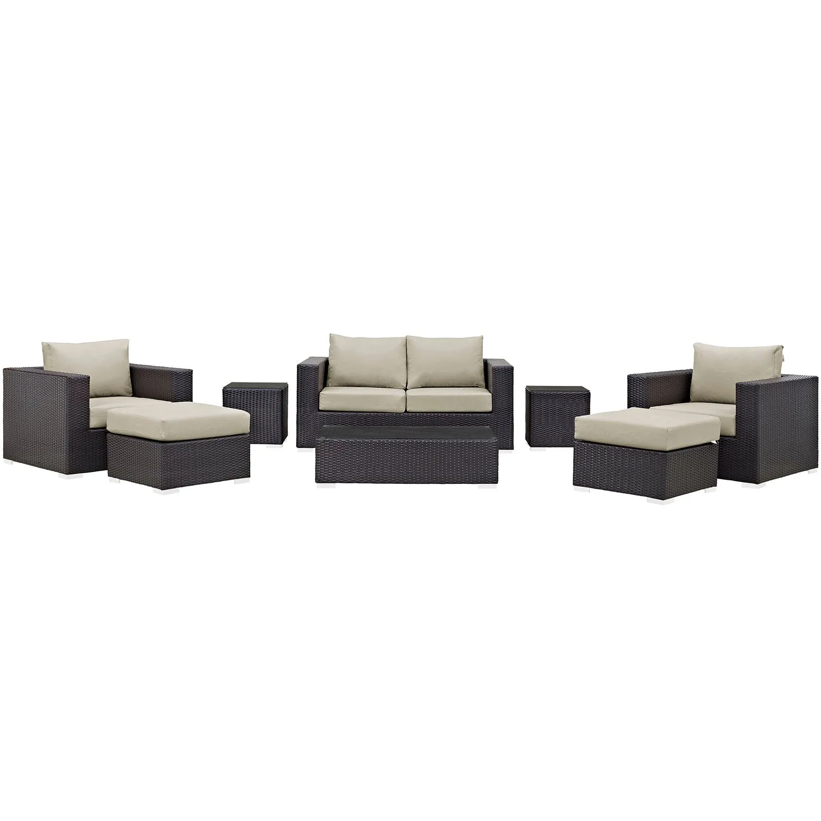 Convene 8 Piece Outdoor Patio Sofa Set