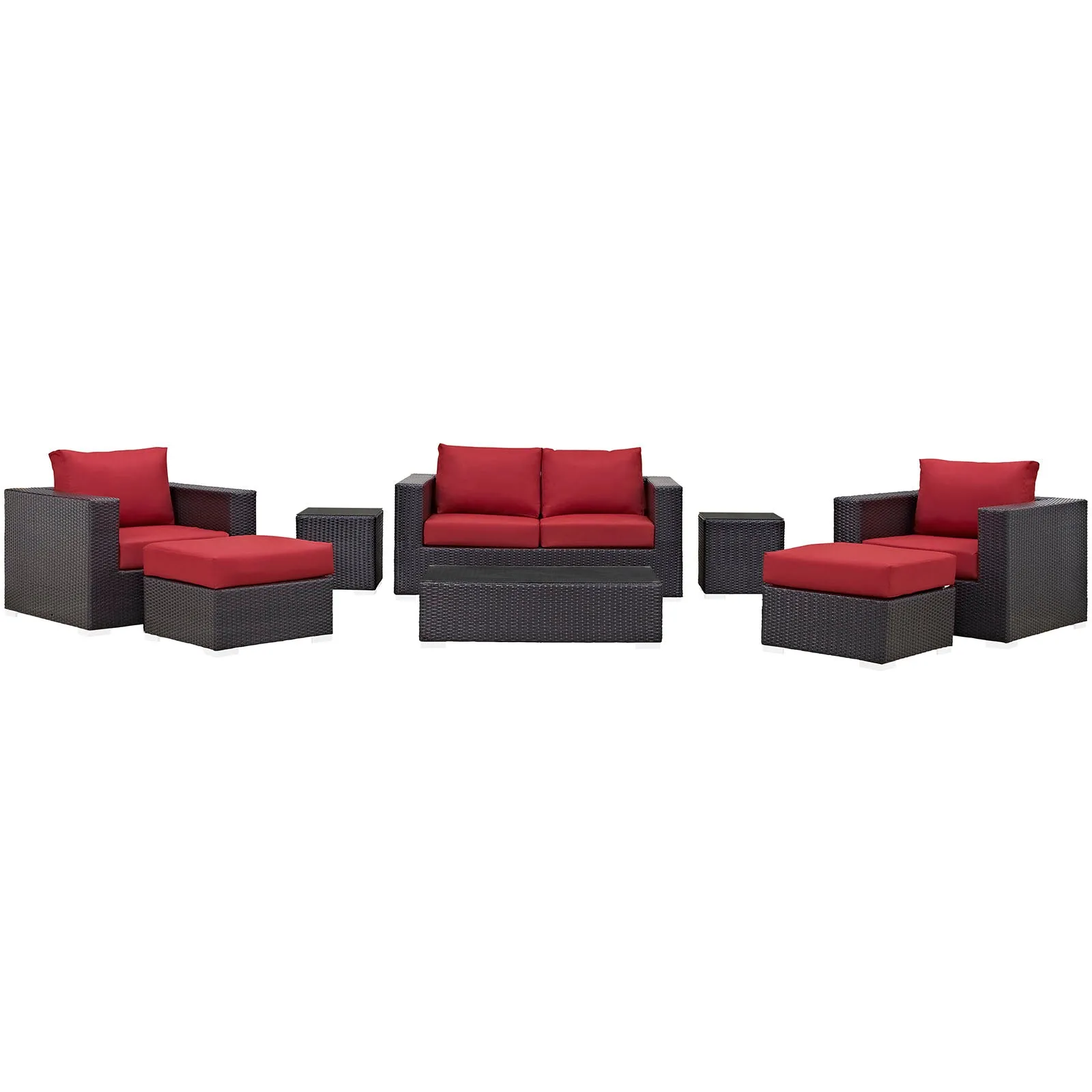 Convene 8 Piece Outdoor Patio Sofa Set