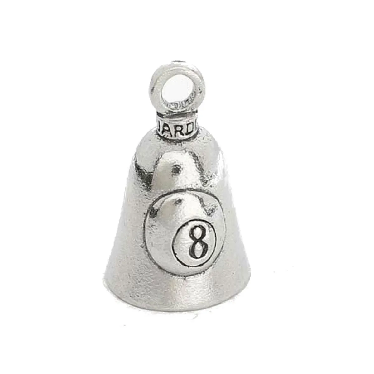 Daniel Smart Guardian Bell® 8 Ball, Pewter, 1.5 x 1 in