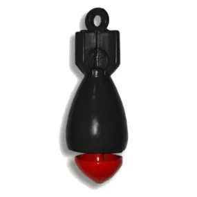 Daniel Smart Guardian Bell® Black Bomb, Pewter, 1.5 x 1 in