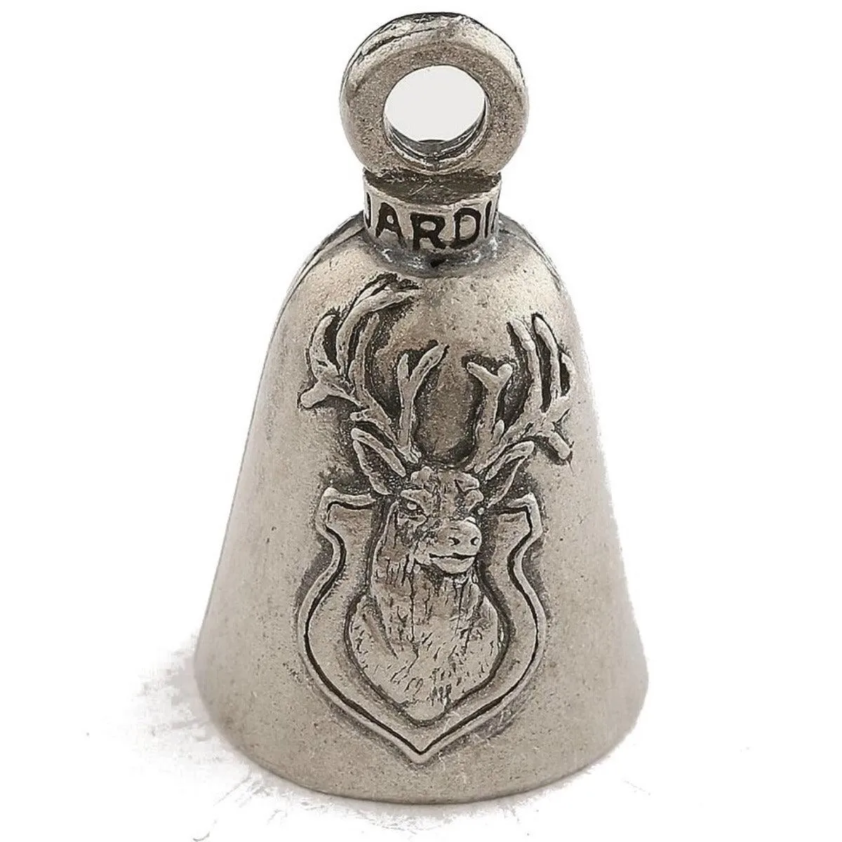 Daniel Smart Guardian Bell® Deer Hunter, Pewter, 1.5 x 1 in