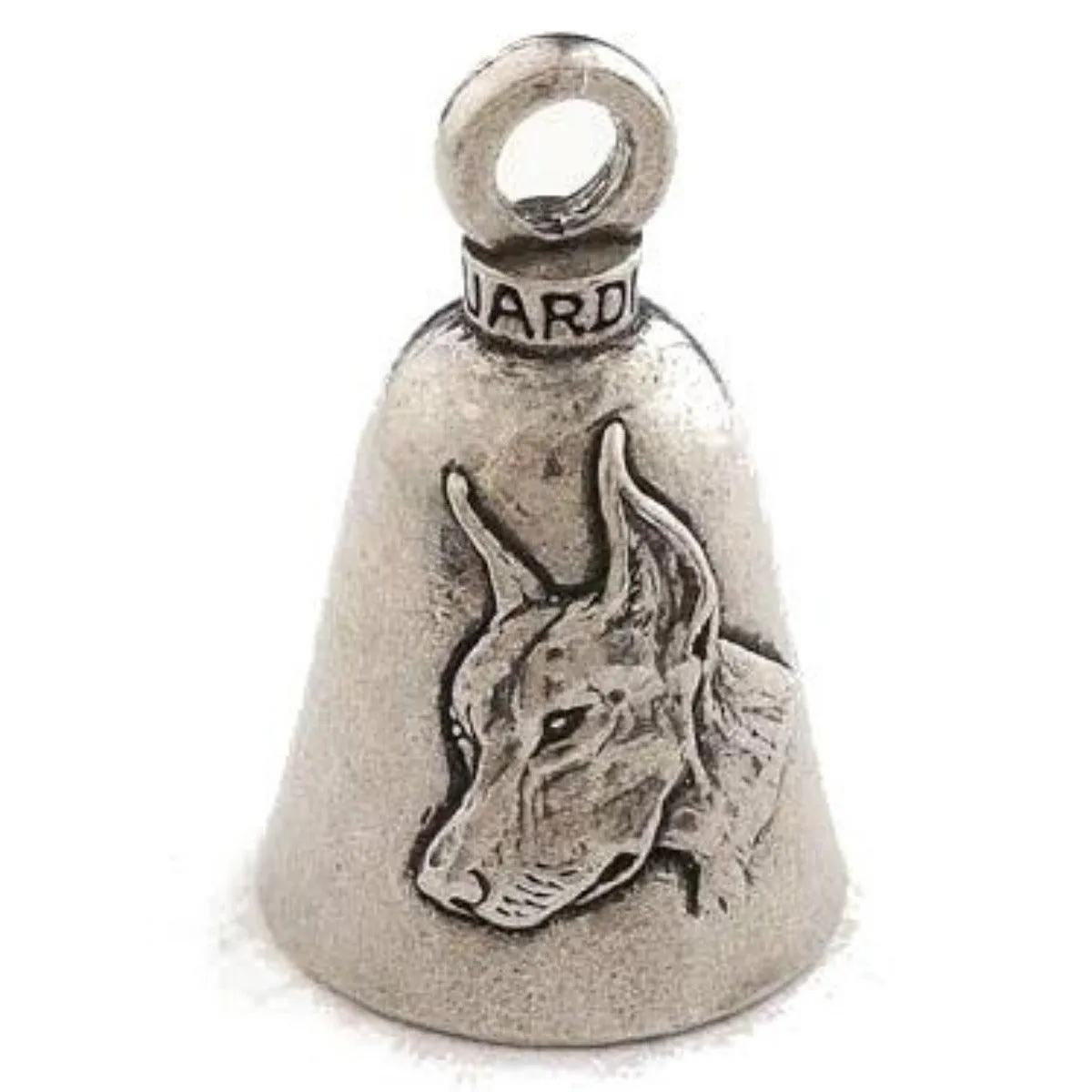 Daniel Smart Guardian Bell® Doberman Dog, Pewter, 1.5 x 1 in