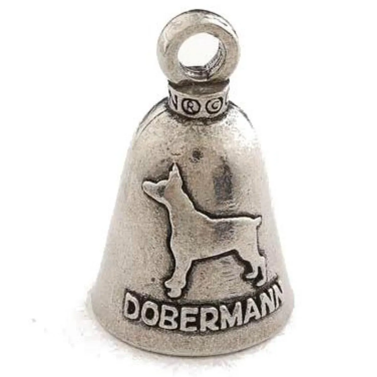 Daniel Smart Guardian Bell® Doberman Dog, Pewter, 1.5 x 1 in