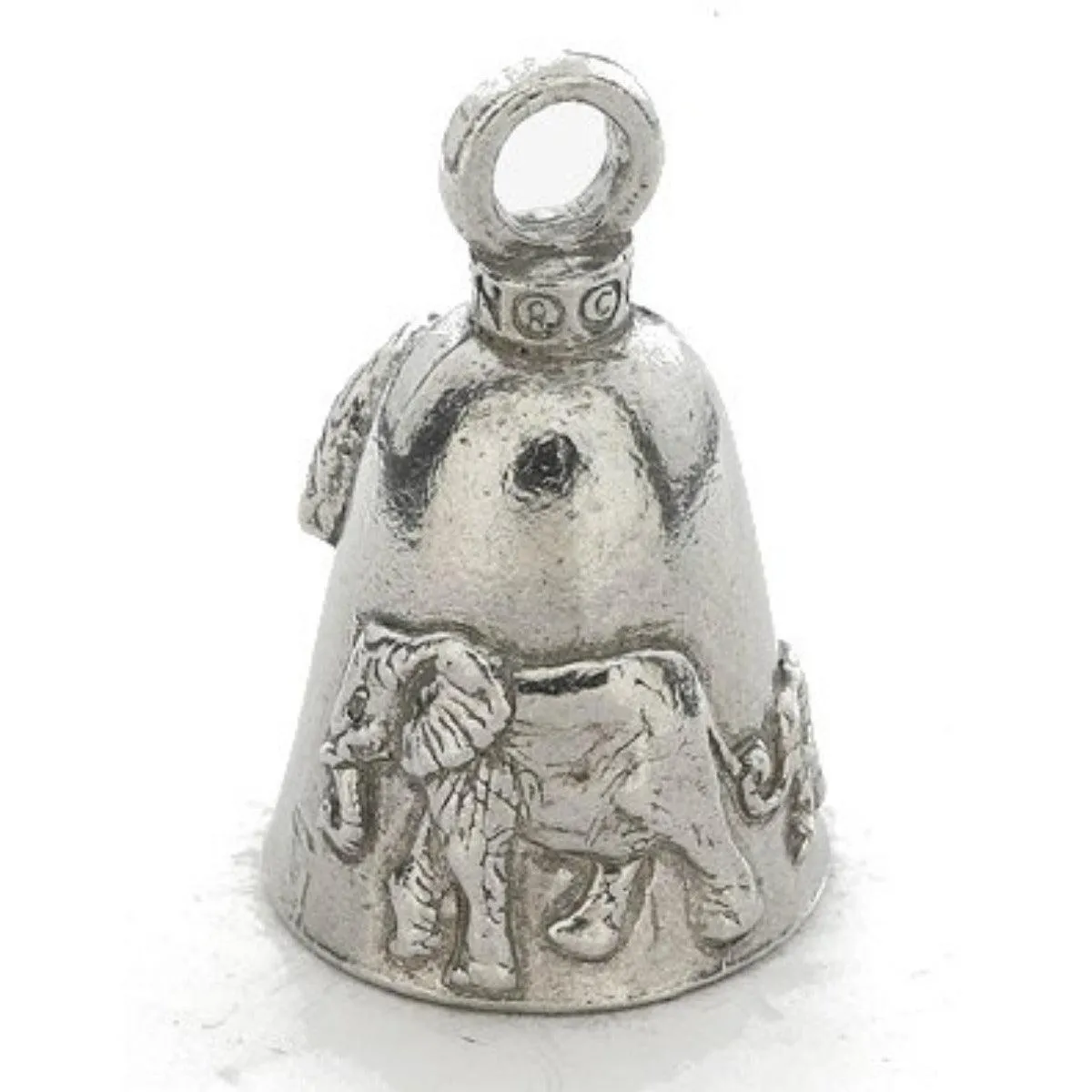 Daniel Smart Guardian Bell® Elephant, Pewter, 1.5 x 1 in