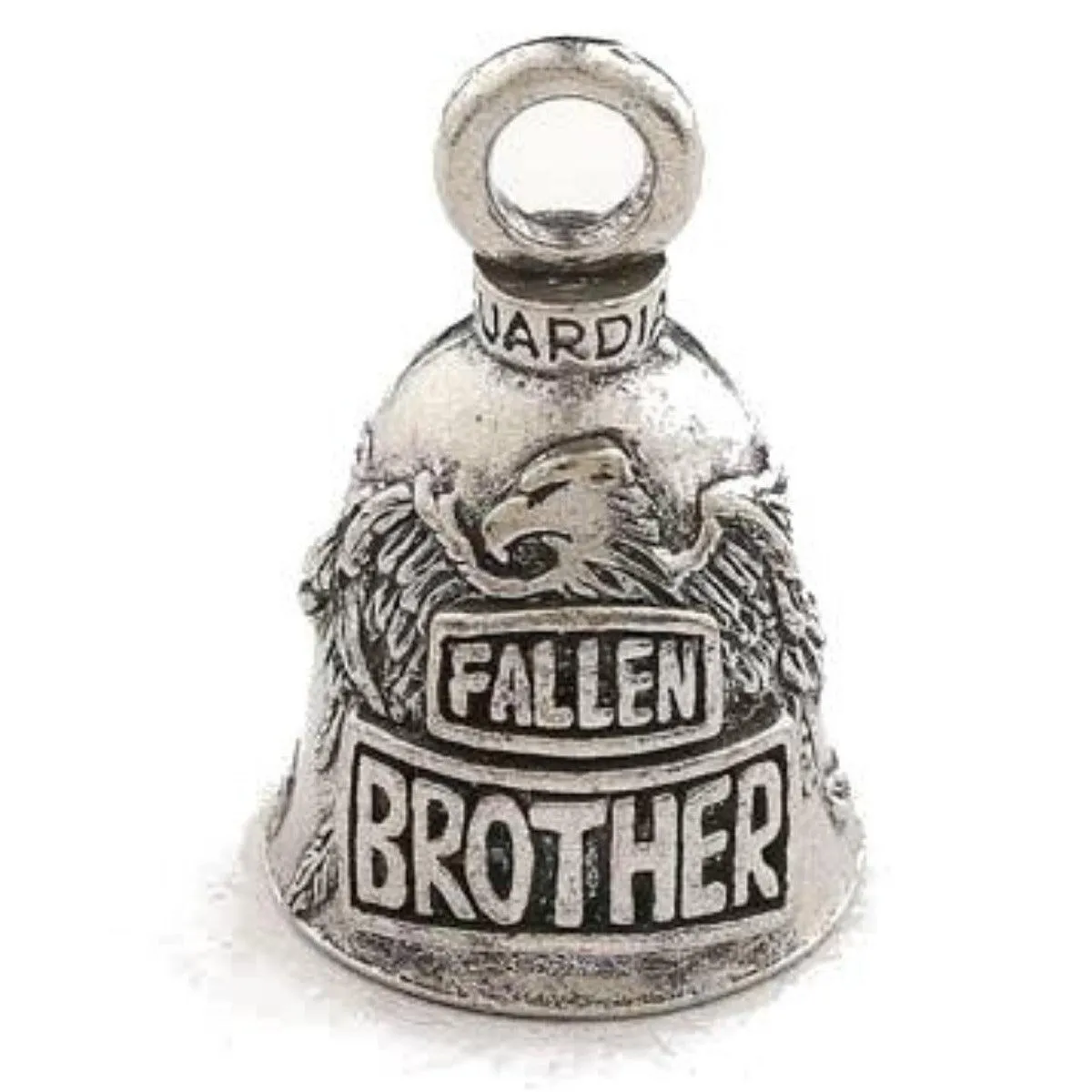 Daniel Smart Guardian Bell® Fallen Brother, Pewter, 1.5 x 1 in