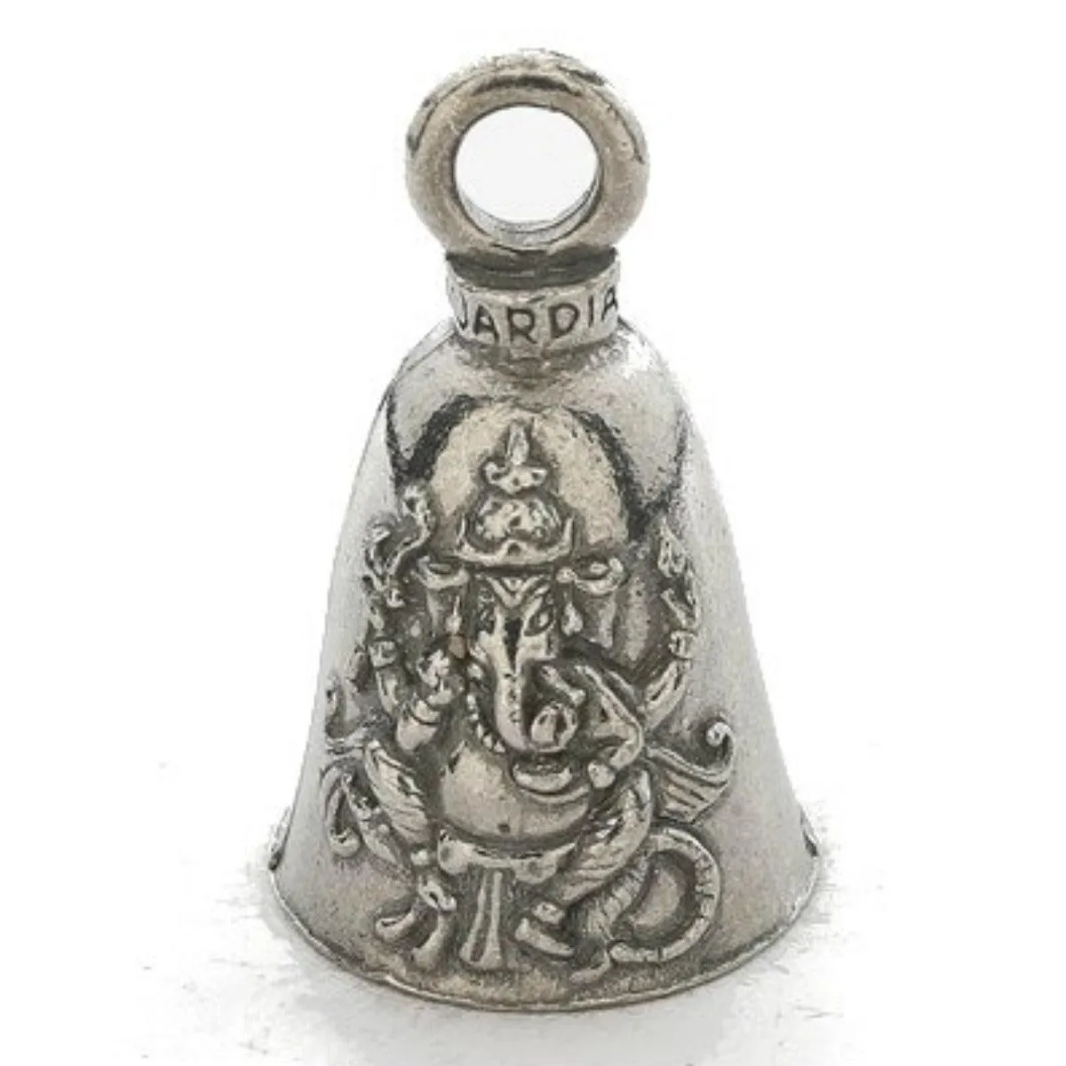 Daniel Smart Guardian Bell® Ganesh, Pewter, 1.5 x 1 in