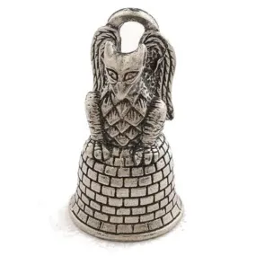 Daniel Smart Guardian Bell® Gargoyle, Pewter, 1.5 x 1 in