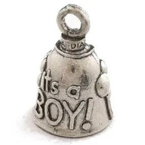 Daniel Smart Guardian Bell® It's A Boy, Pewter, 1.5 x 1 in