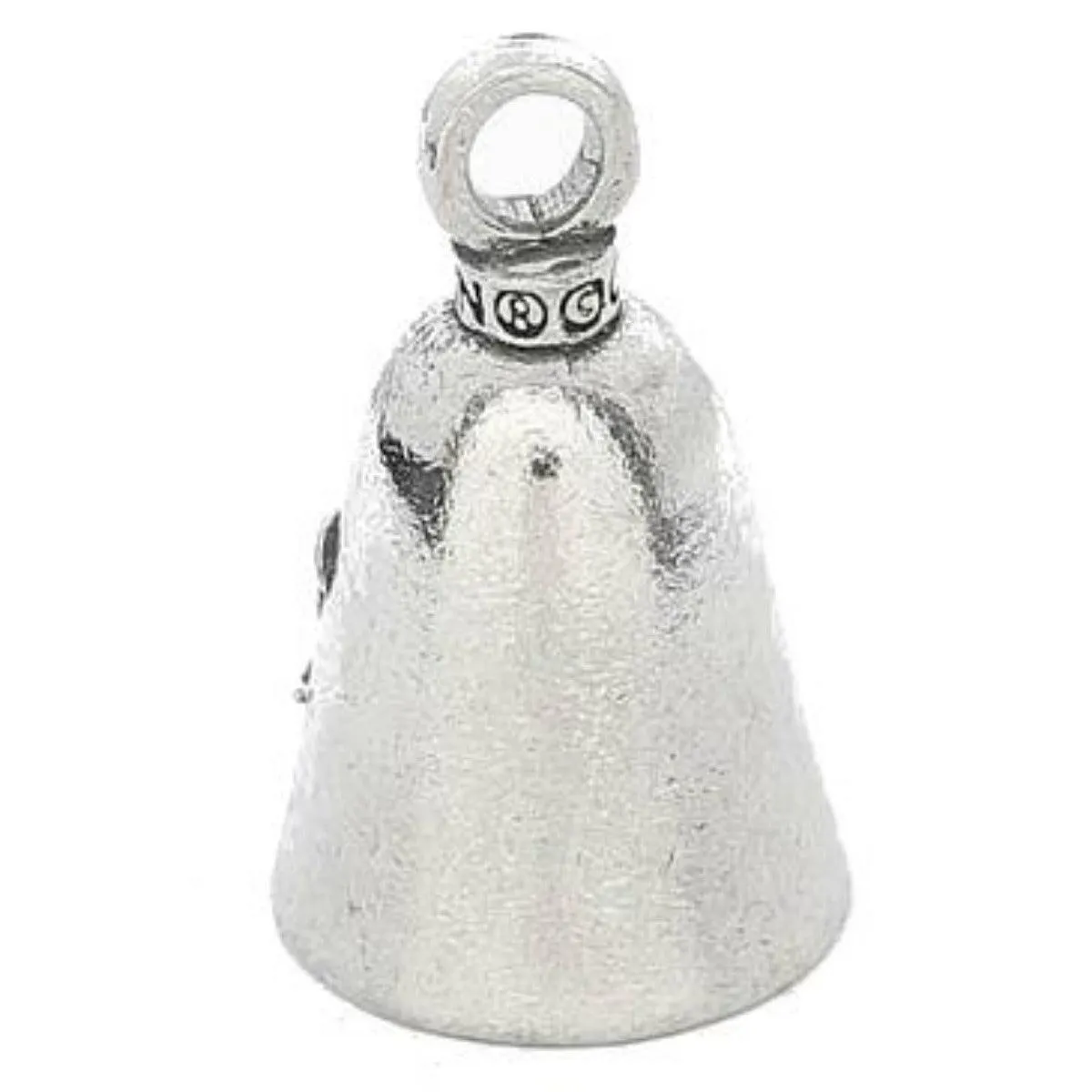 Daniel Smart Guardian Bell® Love/Hate Ambigram, Pewter, 1.5 x 1 in