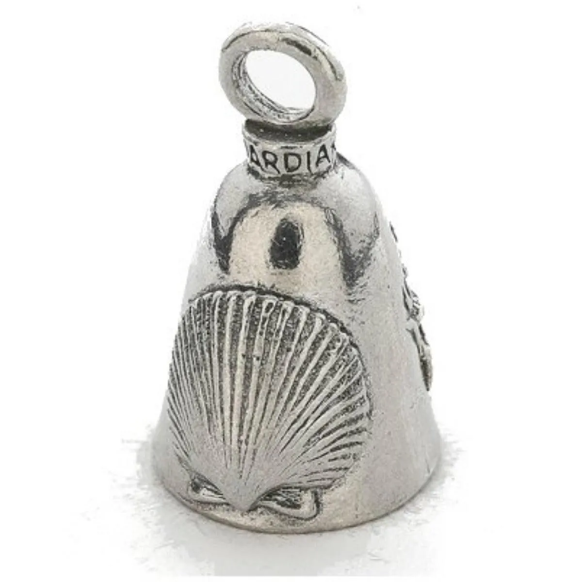 Daniel Smart Guardian Bell® Sea Shell, Pewter, 1.5 x 1 in