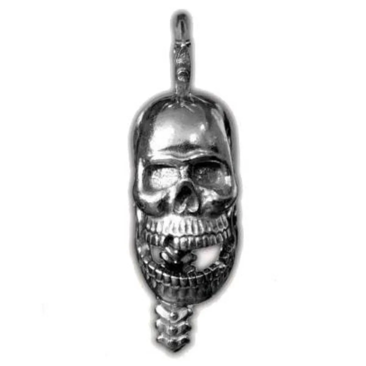 Daniel Smart Guardian Bell® Skull Crusher, Pewter, 1.5 x 1 in