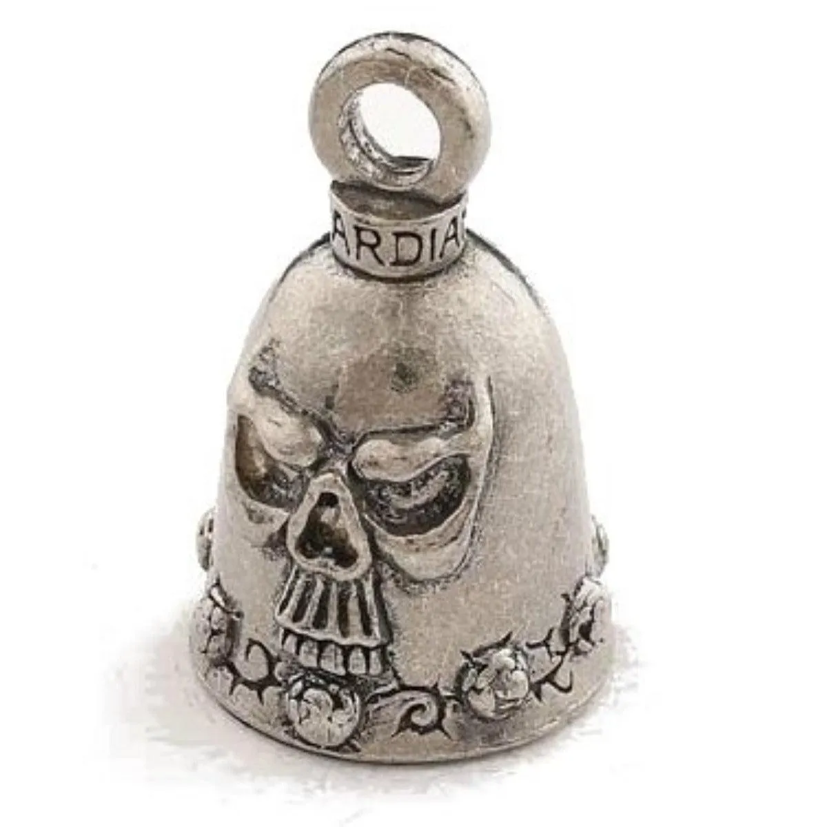 Daniel Smart Guardian Bell® Skull, Pewter, 1.5 x 1 in